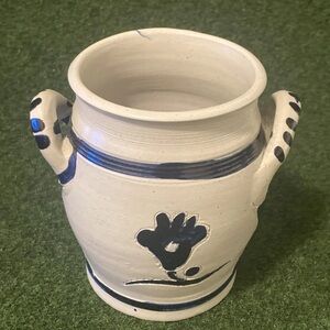 Williamsburg Westerwald Crock Handcrafted Loop Handles Pottery
